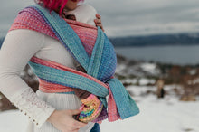 Load image into Gallery viewer, Sugar Reef wrap - 80% cotton 20% hemp hand dyed weft