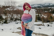 Load image into Gallery viewer, Sugar Reef ringsling - 80% cotton 20% hemp hand dyed weft