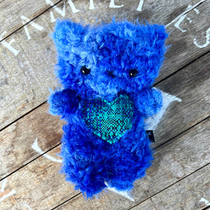 Blue mini Floof bear - love never fails