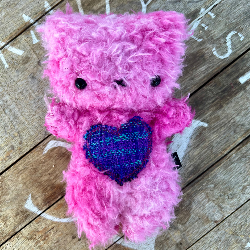 Pink mini Floof bear - love never fails