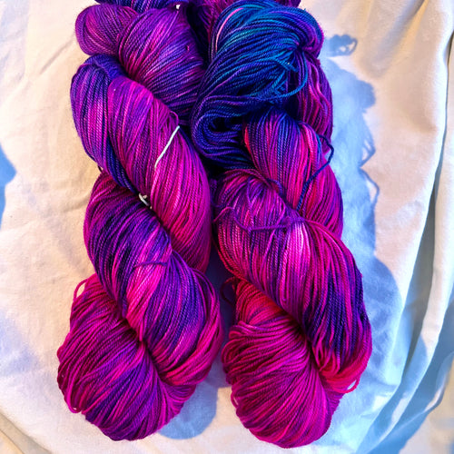 Hand dyed luxury yarn 100g per skein
